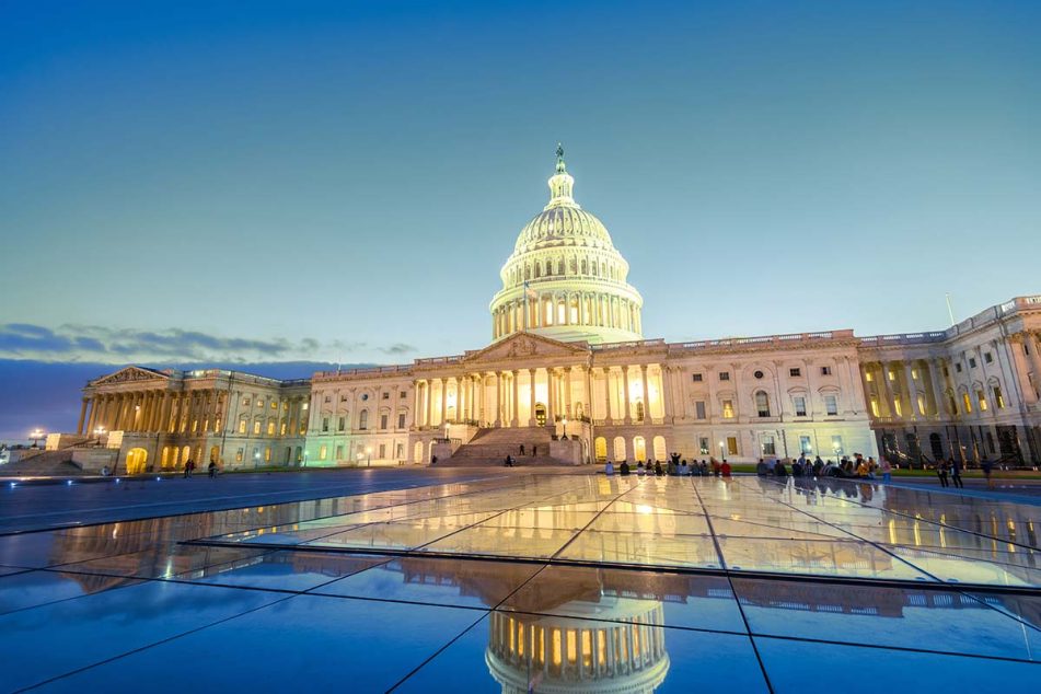 United States Capitol Building in Washington DC